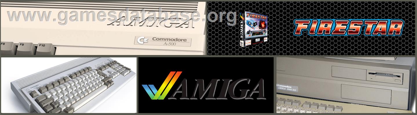 Firestar - Commodore Amiga - Artwork - Marquee
