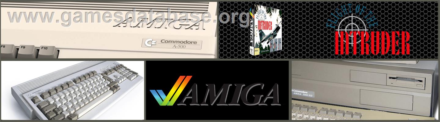 Flight of the Intruder - Commodore Amiga - Artwork - Marquee