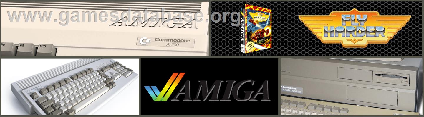 Fly Harder - Commodore Amiga - Artwork - Marquee