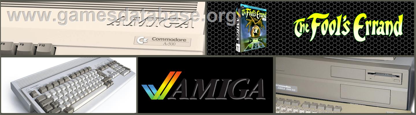 Fool's Errand - Commodore Amiga - Artwork - Marquee