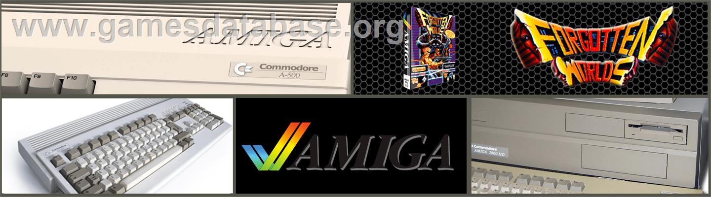 Forgotten Worlds - Commodore Amiga - Artwork - Marquee