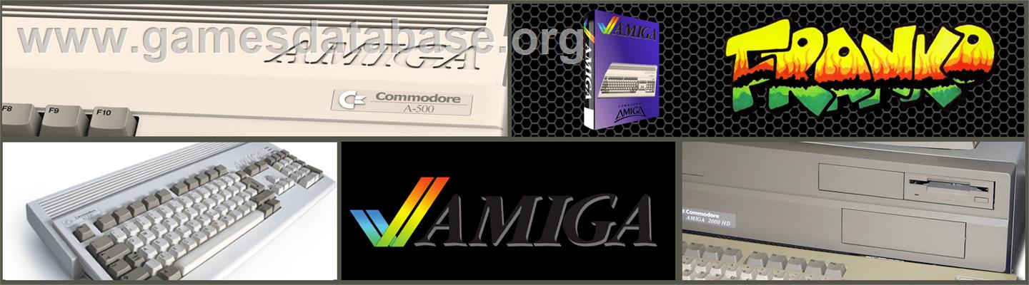 Franko: The Crazy Revenge - Commodore Amiga - Artwork - Marquee