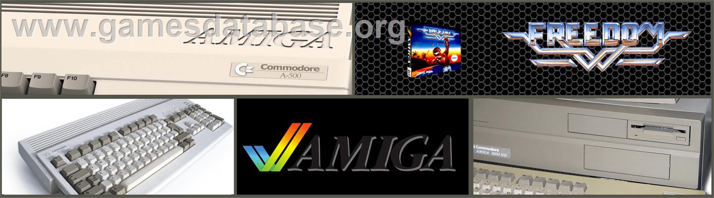 Freedom: Rebels in the Darkness - Commodore Amiga - Artwork - Marquee