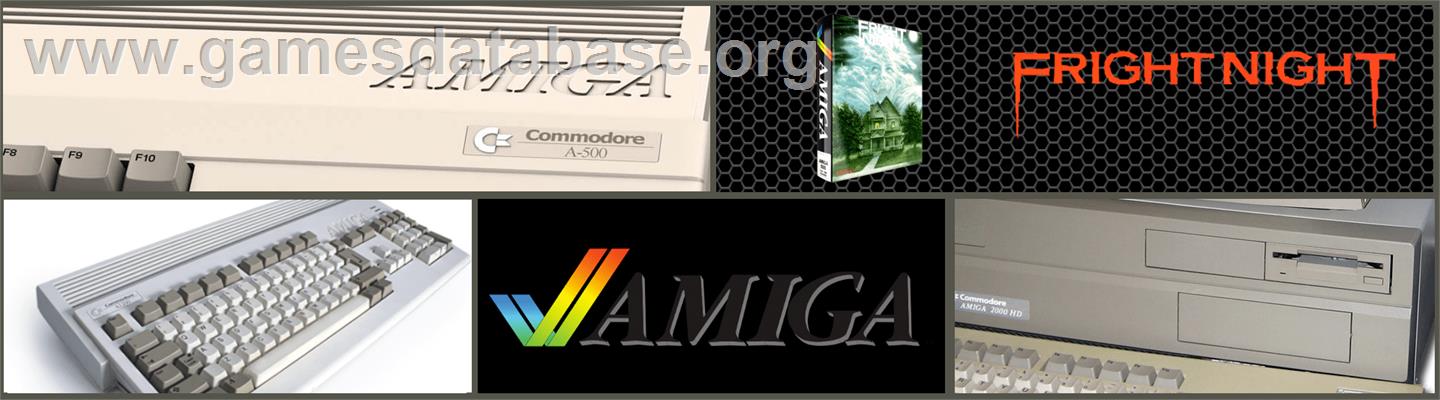 Fright Night - Commodore Amiga - Artwork - Marquee