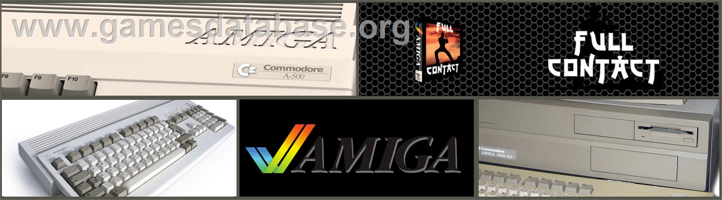 Full Contact - Commodore Amiga - Artwork - Marquee