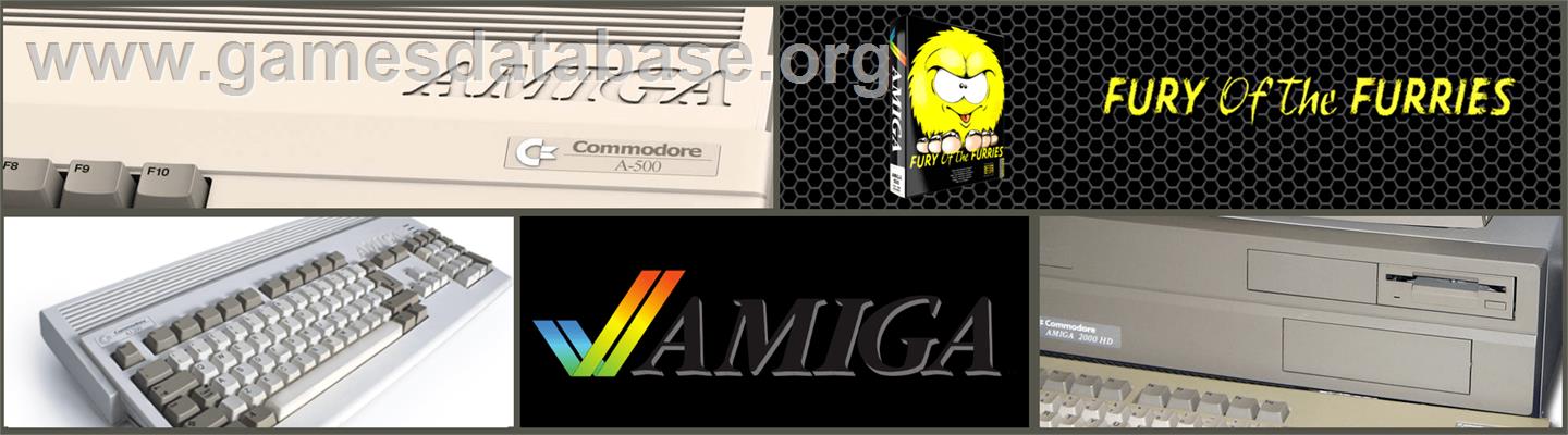 Fury Of The Furries - Commodore Amiga - Artwork - Marquee