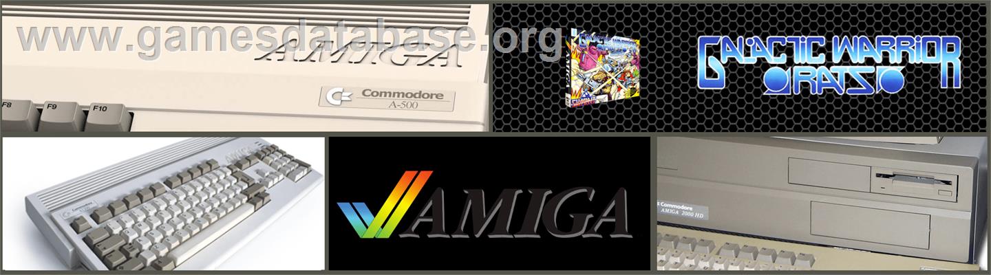 Galactic Warrior Rats - Commodore Amiga - Artwork - Marquee