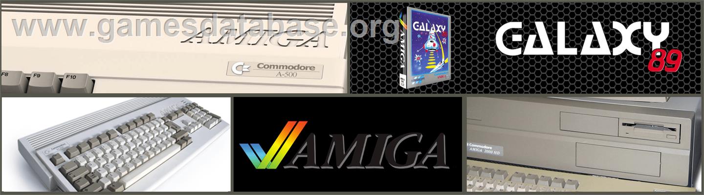 Galaxy '89 - Commodore Amiga - Artwork - Marquee