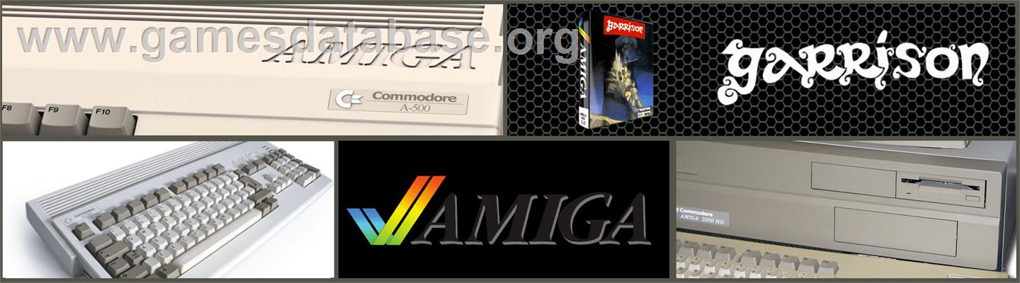 Garrison - Commodore Amiga - Artwork - Marquee