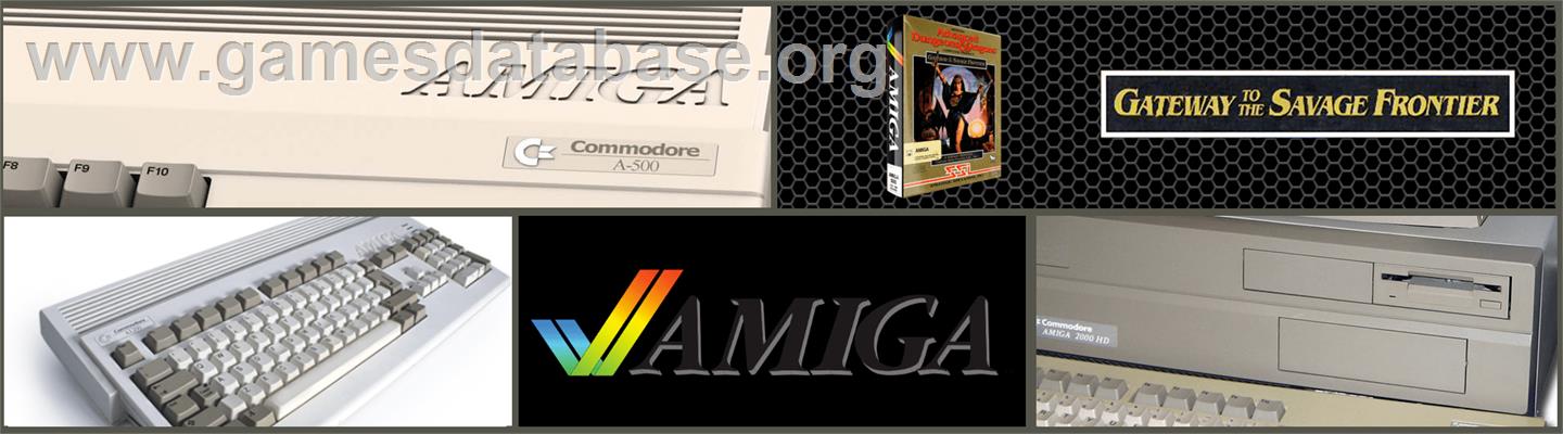 Gateway to the Savage Frontier - Commodore Amiga - Artwork - Marquee