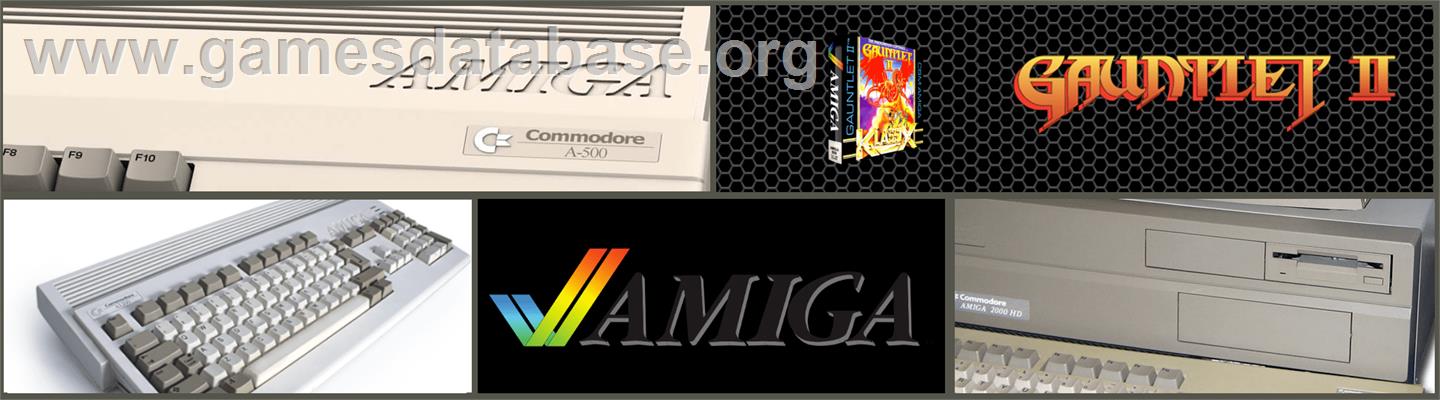 Gauntlet II - Commodore Amiga - Artwork - Marquee