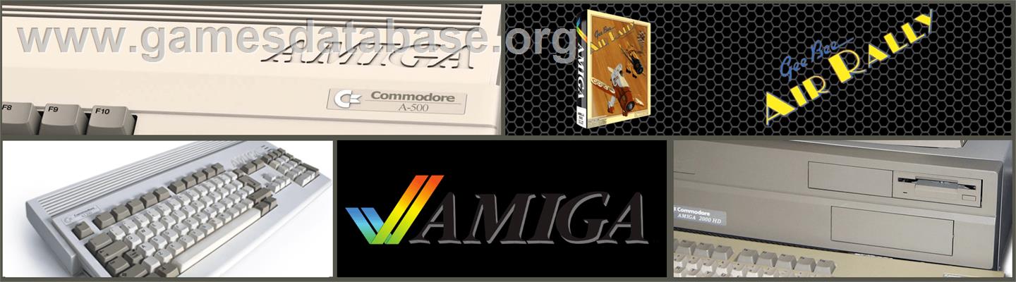 Gee Bee Air Rally - Commodore Amiga - Artwork - Marquee