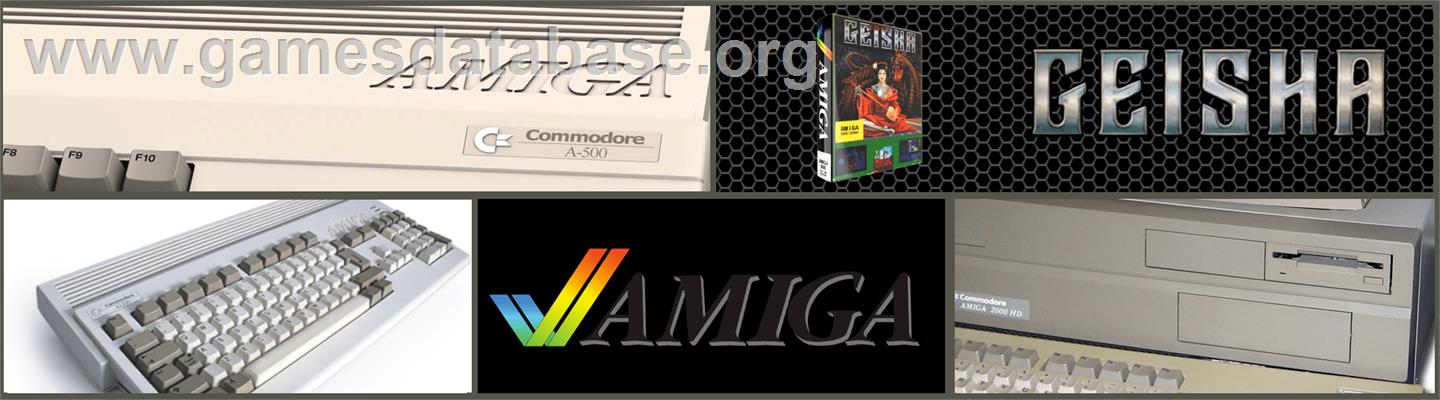Geisha - Commodore Amiga - Artwork - Marquee