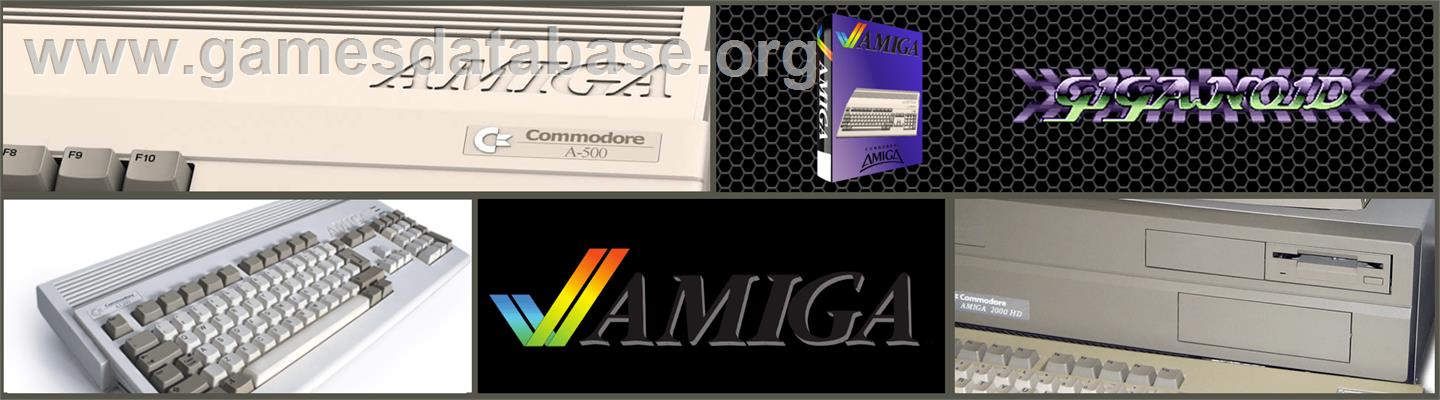 Giganoid - Commodore Amiga - Artwork - Marquee