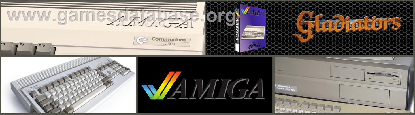 Gladiators - Commodore Amiga - Artwork - Marquee