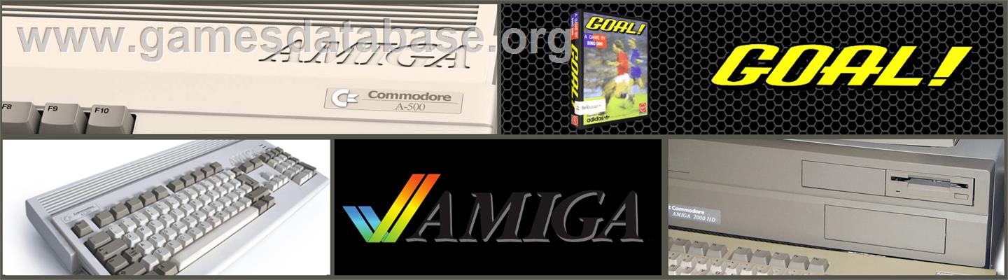 Goal! - Commodore Amiga - Artwork - Marquee