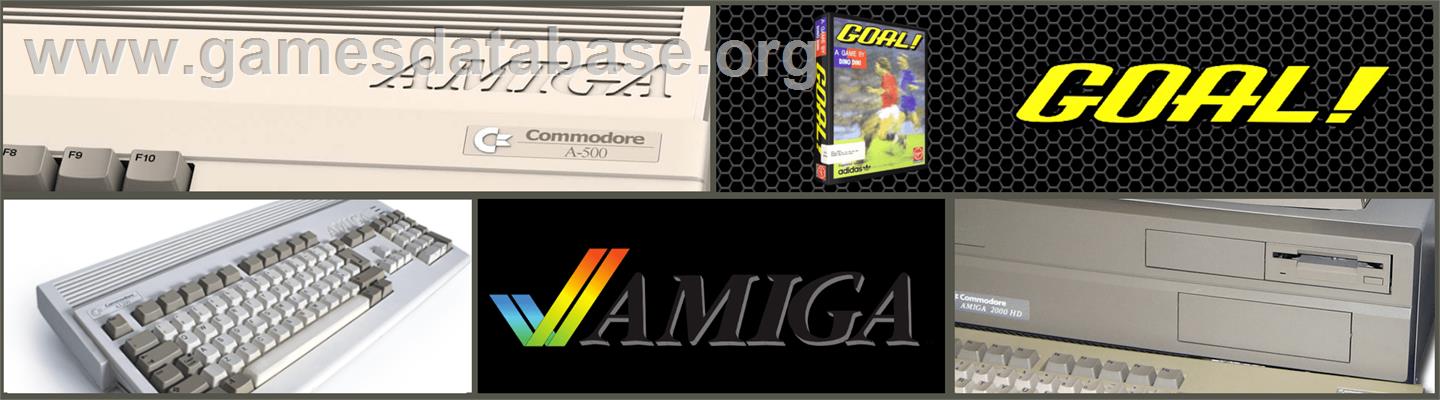Goal - Commodore Amiga - Artwork - Marquee