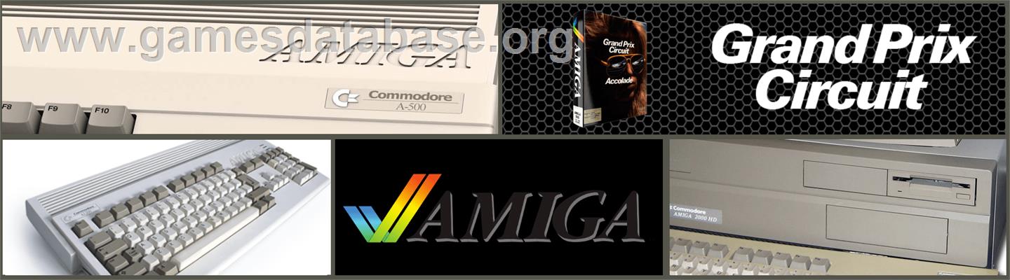 Grand Prix Circuit - Commodore Amiga - Artwork - Marquee