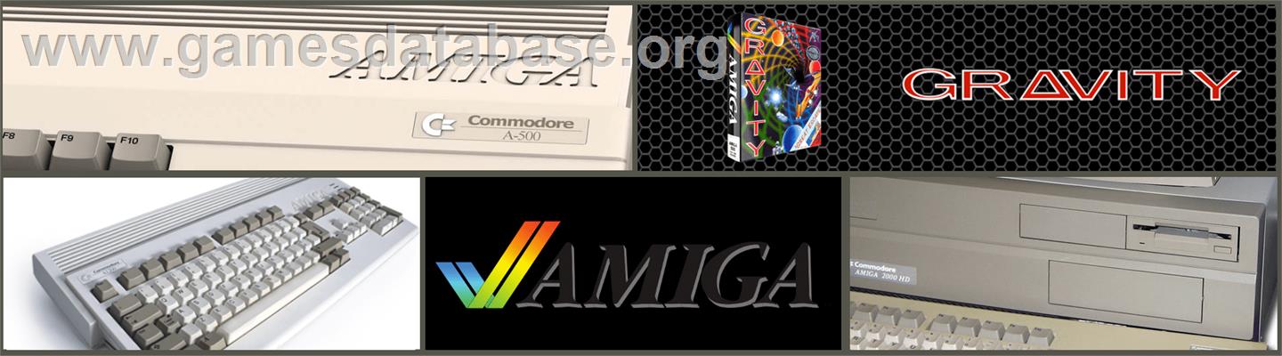 Gravity - Commodore Amiga - Artwork - Marquee