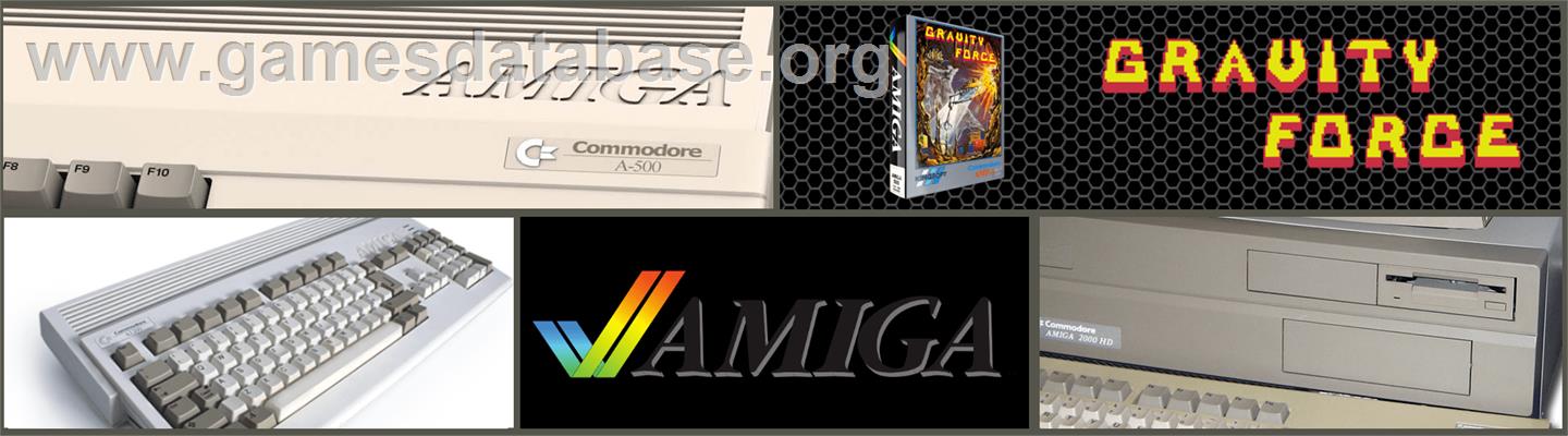 Gravity Force - Commodore Amiga - Artwork - Marquee