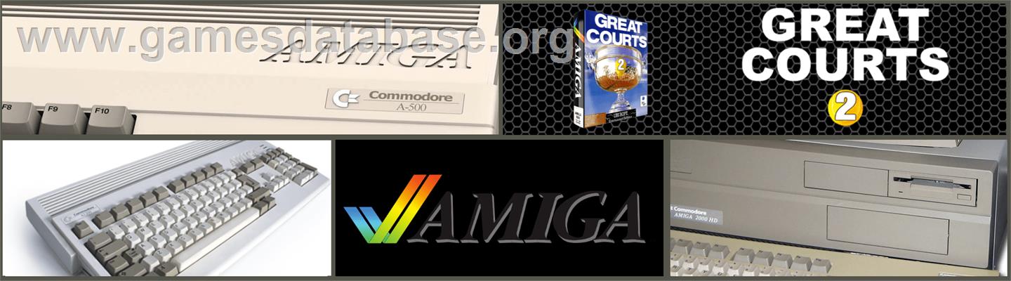 Great Courts 2 - Commodore Amiga - Artwork - Marquee