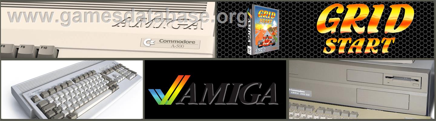 Grid Start - Commodore Amiga - Artwork - Marquee