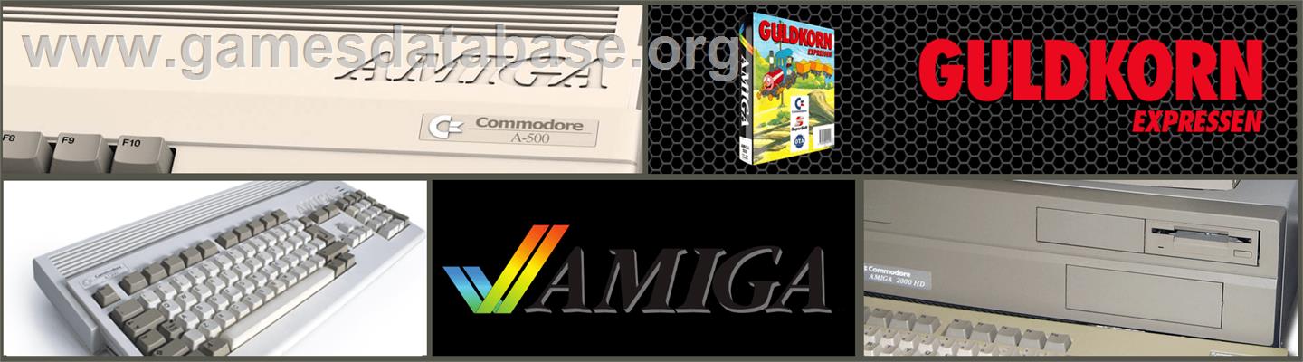 Guldkorn Expressen - Commodore Amiga - Artwork - Marquee