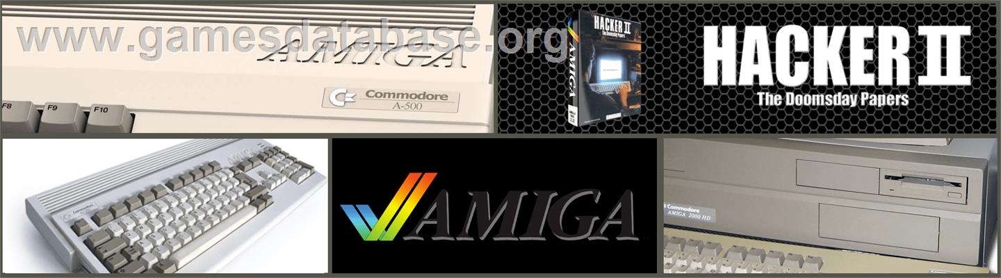 Hacker - Commodore Amiga - Artwork - Marquee