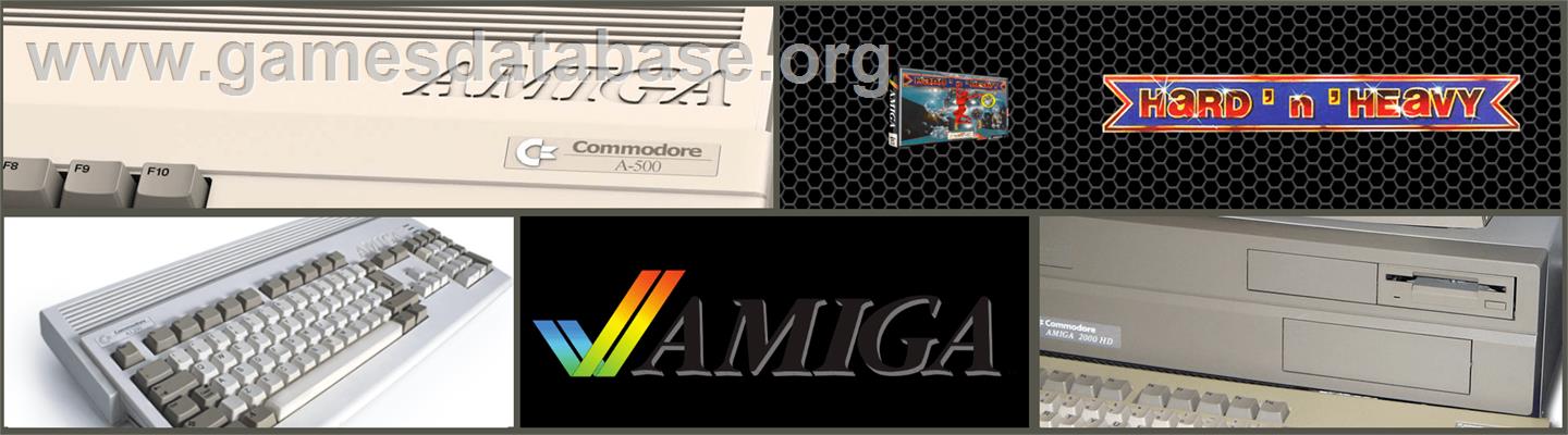 Hard 'n Heavy - Commodore Amiga - Artwork - Marquee