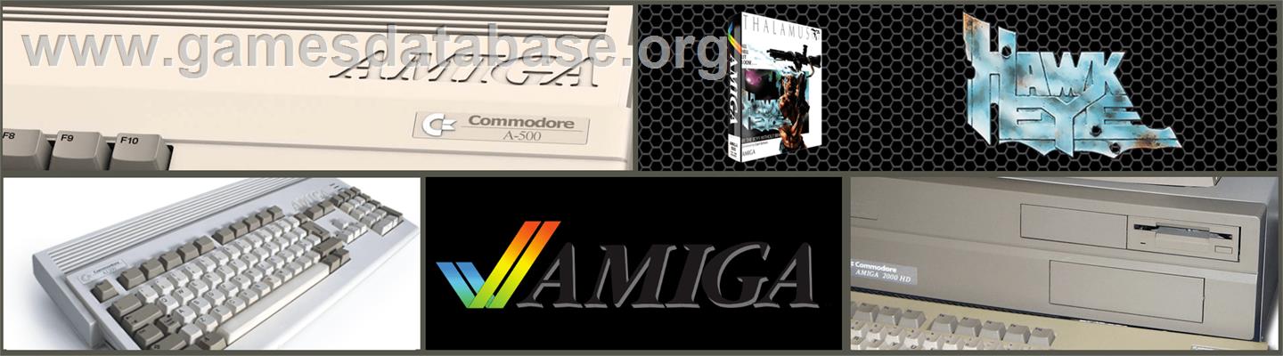 Hawkeye - Commodore Amiga - Artwork - Marquee