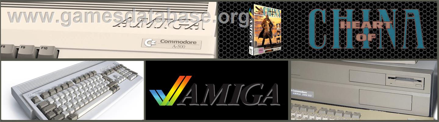 Heart of China - Commodore Amiga - Artwork - Marquee
