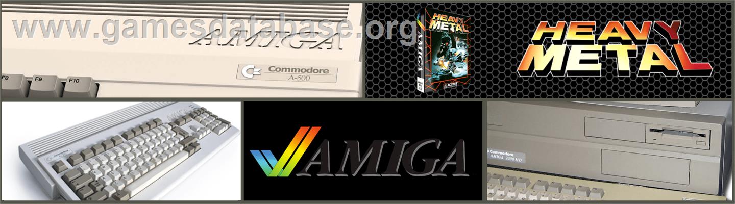 Heavy Metal - Commodore Amiga - Artwork - Marquee