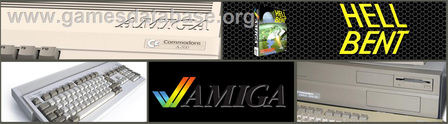 Hell Bent - Commodore Amiga - Artwork - Marquee