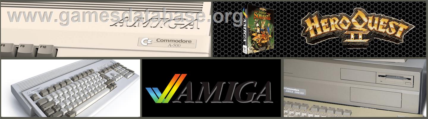 Hero Quest: Return of the Witch Lord - Commodore Amiga - Artwork - Marquee