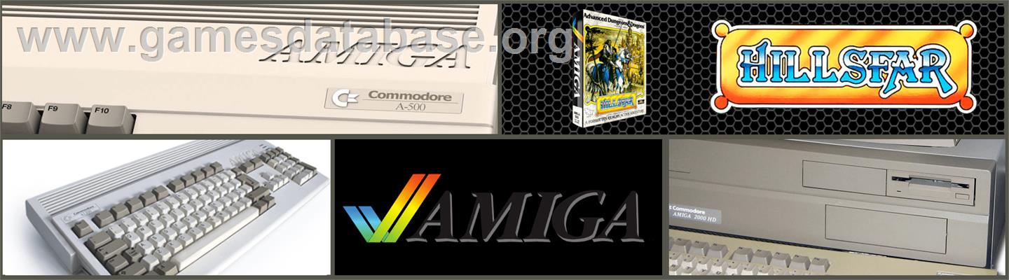 Hillsfar - Commodore Amiga - Artwork - Marquee