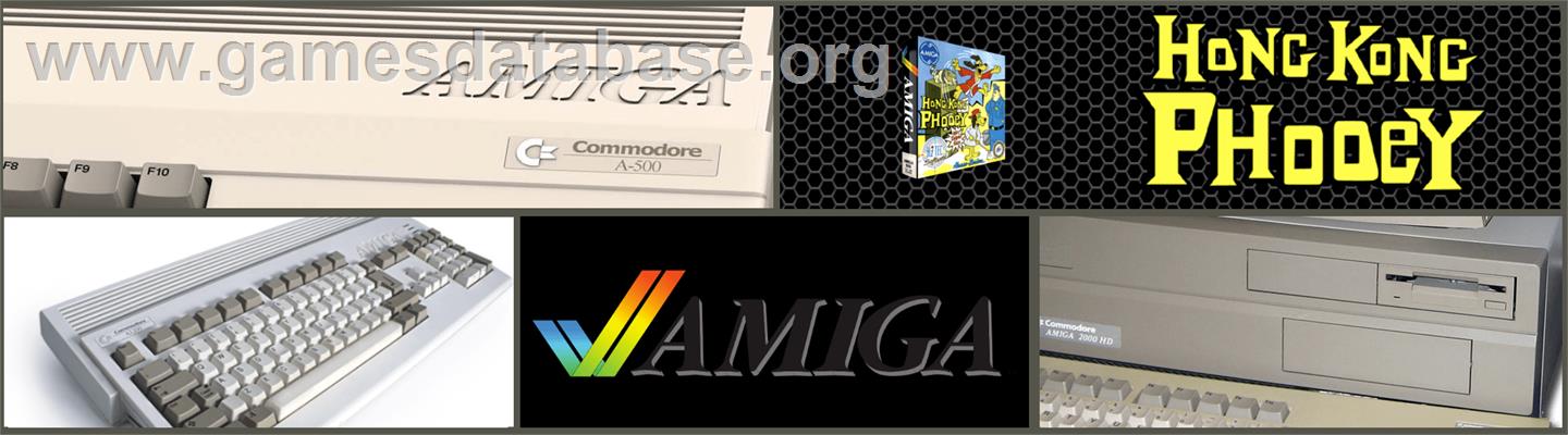 Hong Kong Phooey: No.1 Super Guy - Commodore Amiga - Artwork - Marquee