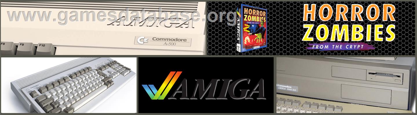 Horror Zombies from the Crypt - Commodore Amiga - Artwork - Marquee