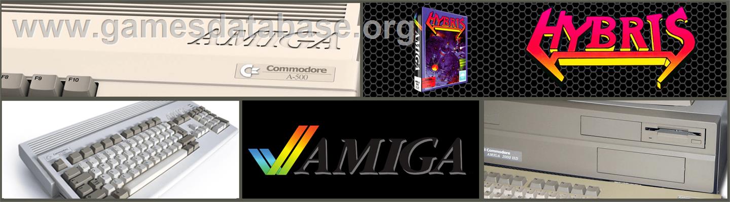 Hybris - Commodore Amiga - Artwork - Marquee