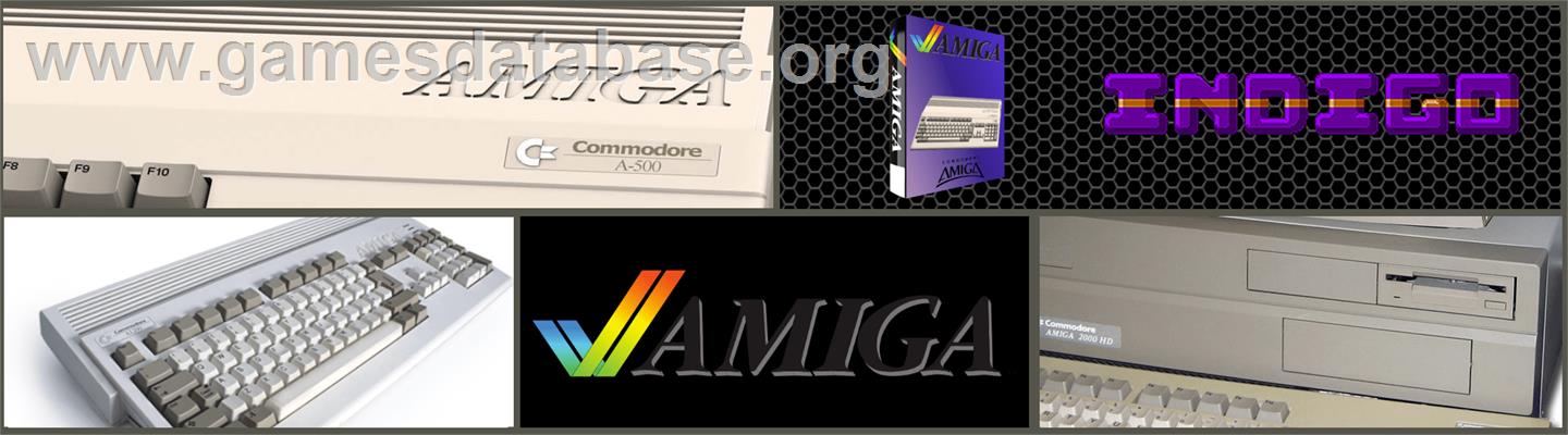 Indigo - Commodore Amiga - Artwork - Marquee
