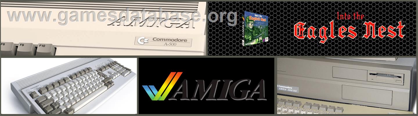Into the Eagle's Nest - Commodore Amiga - Artwork - Marquee