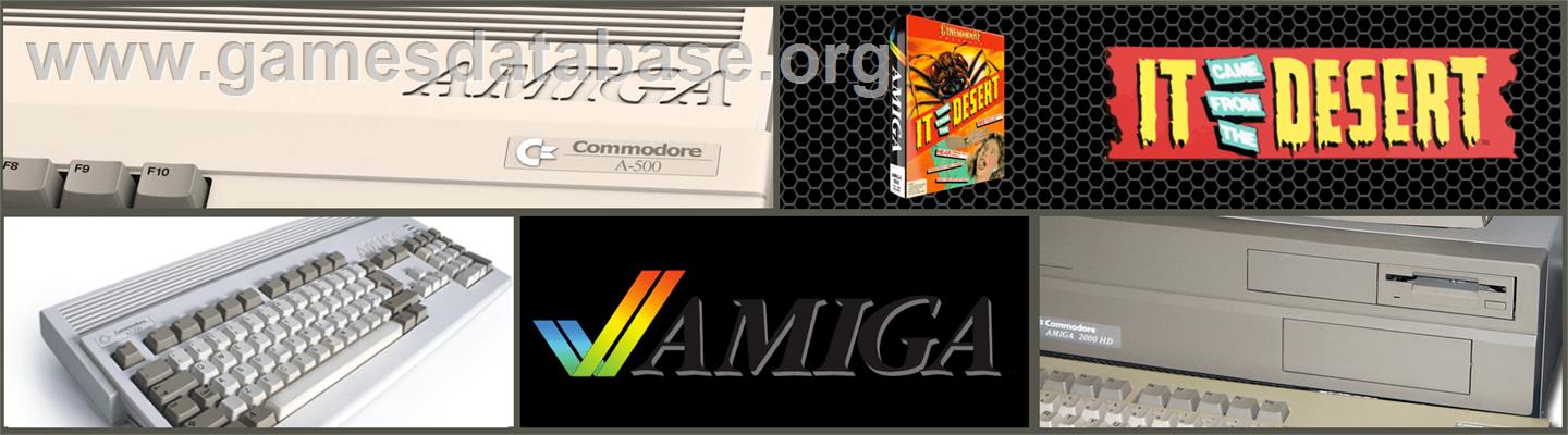It Came From The Desert - Commodore Amiga - Artwork - Marquee