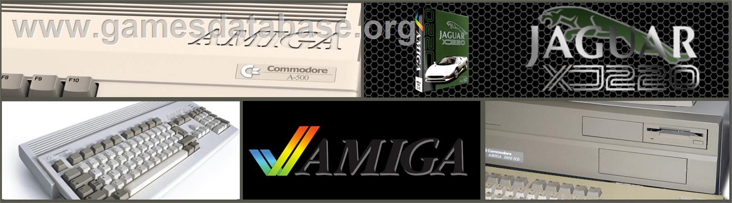 Jaguar XJ220 - Commodore Amiga - Artwork - Marquee