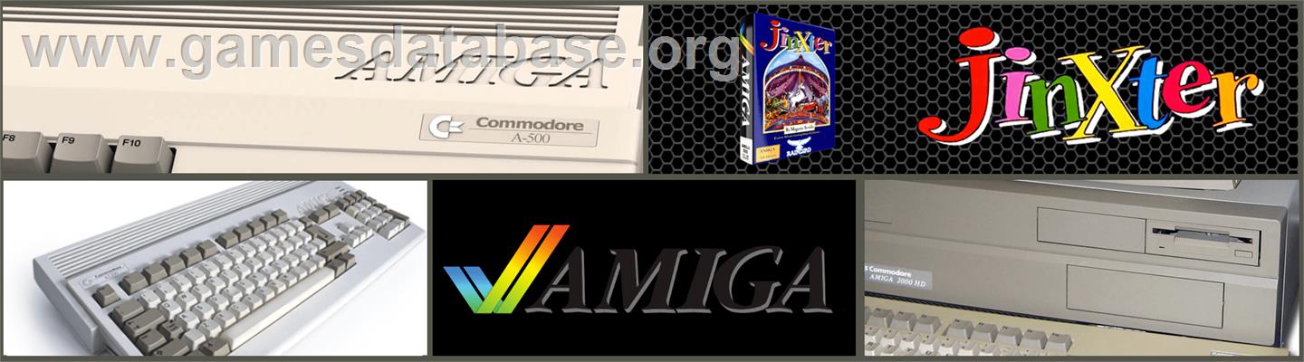 Jinxter - Commodore Amiga - Artwork - Marquee