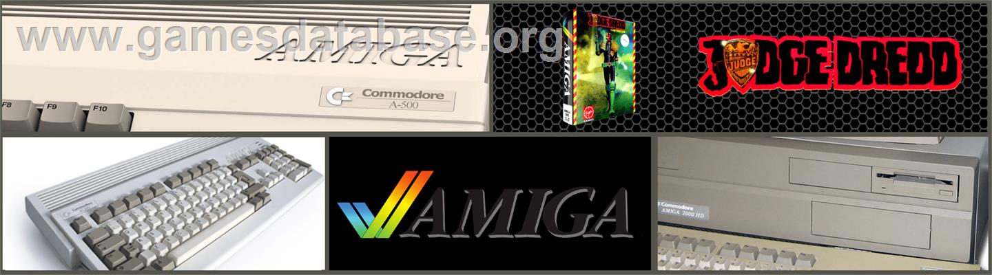 Judge Dredd - Commodore Amiga - Artwork - Marquee