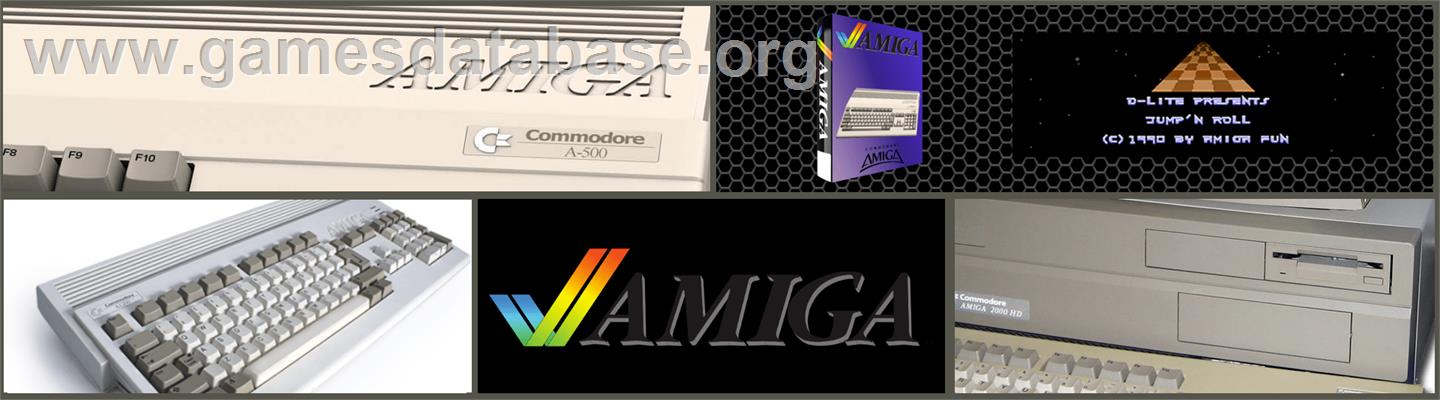 Jump 'N' Roll - Commodore Amiga - Artwork - Marquee