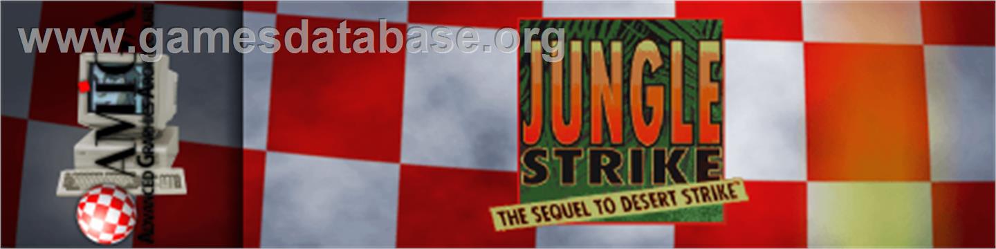 Jungle Strike - Commodore Amiga - Artwork - Marquee