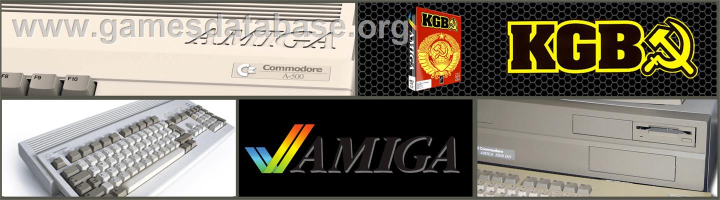 KGB - Commodore Amiga - Artwork - Marquee