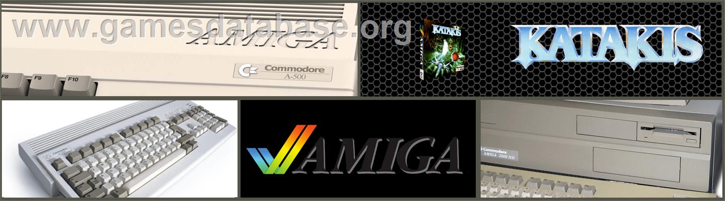 Katakis - Commodore Amiga - Artwork - Marquee