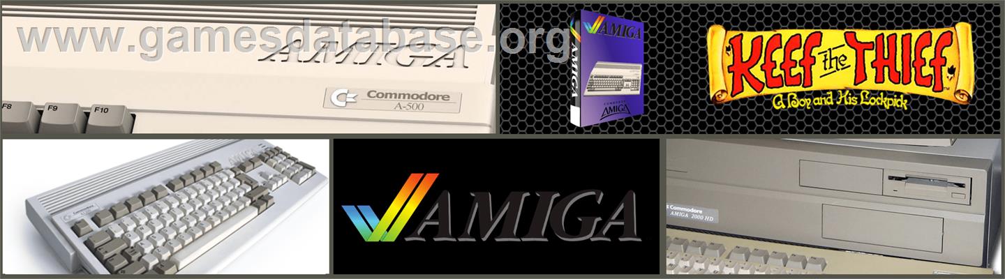 Keef the Thief: A Boy and His Lockpick - Commodore Amiga - Artwork - Marquee