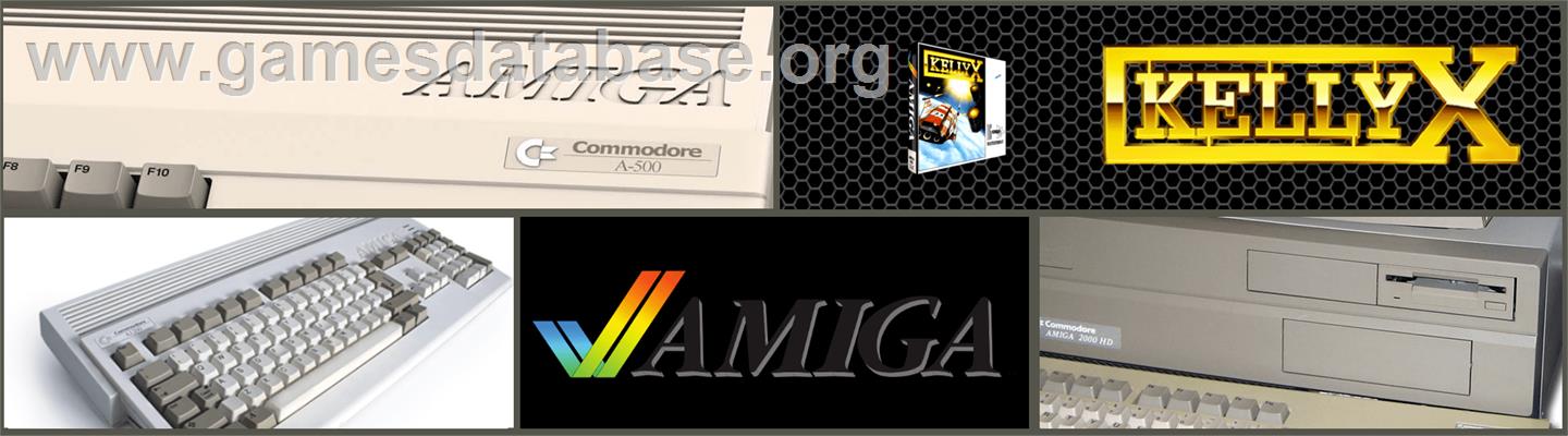 Kelly X - Commodore Amiga - Artwork - Marquee